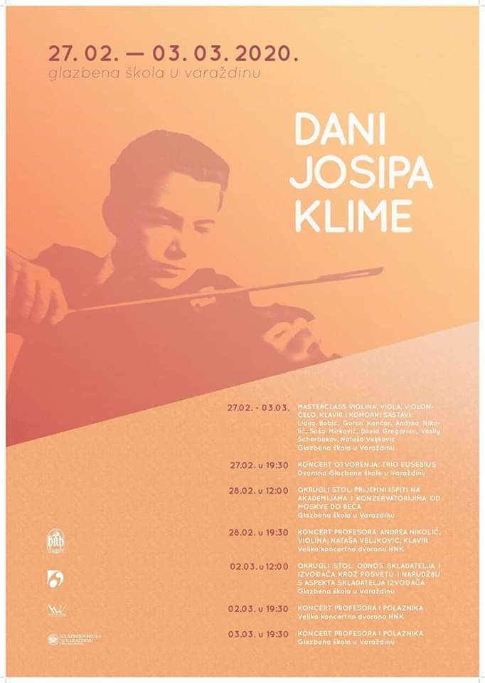 dani josipa klime plakat